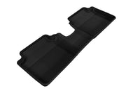3D MAXpider 2012-2017 Hyundai Veloster Kagu 2nd Row Floormats - Black Floor Mats - Rubber 3D MAXpider   