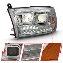 Load image into Gallery viewer, ANZO 2009-2018 Dodge Ram 1500 Projector H.L. Switchback Black Amber Headlights ANZO
