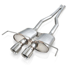 Load image into Gallery viewer, Stainless Works 2009-15 Cadillac CTS-V Coupe 3in Catback System X-Pipe Turbo Mufflers 4in Tips Catback Stainless Works
