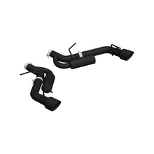 Load image into Gallery viewer, MBRP 16-19 Chevrolet Camaro SS Dual Rear Exit Axle Back w/ 4.5in OD Tips - BLK (Non NPP Models) Axle Back MBRP
