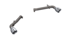 Load image into Gallery viewer, QTP 14-15 Chevrolet Camaro SS 6.2L 304SS Eliminator Muffler Delete Axle Back Exhaust w/4.5in Tips Axle Back QTP
