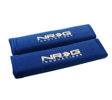 Load image into Gallery viewer, NRG Seat Belt Pads 2.7in. W x 11in. L (Blue) Short - 2pc Seat Belts &amp; Harnesses NRG
