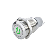 Load image into Gallery viewer, Oracle Pre-Wired Power Symbol On/Off Flush Mount LED Switch - Green SEE WARRANTY Light Accessories and Wiring ORACLE Lighting
