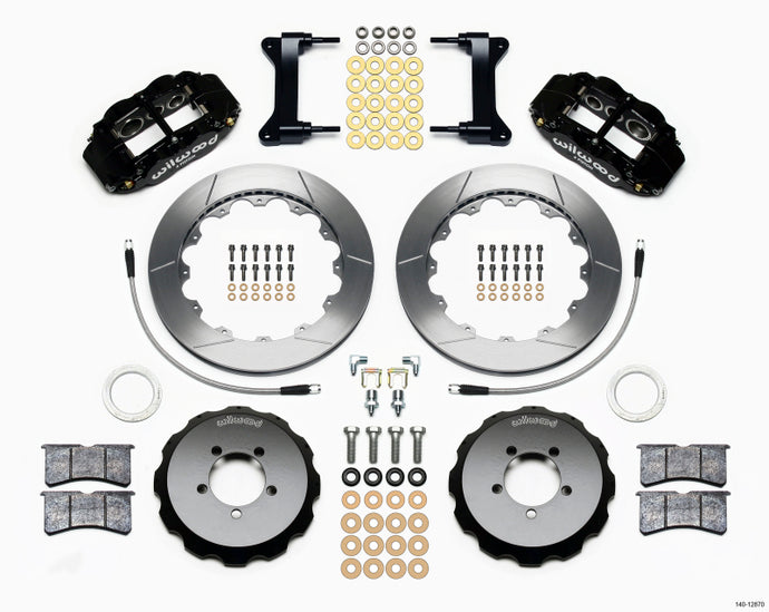 Wilwood Narrow Superlite 6R Front Hat Kit 12.88in 2012-Up Toyota / Scion FRS w/ Lines Big Brake Kits Wilwood