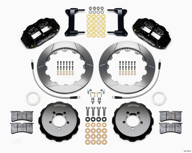 Wilwood Narrow Superlite 6R Front Hat Kit 12.88in 2012-Up Toyota / Scion FRS w/ Lines Big Brake Kits Wilwood