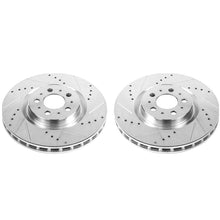 Load image into Gallery viewer, Power Stop 04-07 Volvo S60 Front Evolution Drilled &amp; Slotted Rotors - Pair Brake Rotors - Slot &amp; Drilled PowerStop
