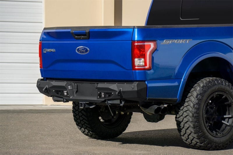 Addictive Desert Designs ADDR181231280103 Addictive Desert Designs 15-18 Ford F-150 Stealth Fighter Rear Bumper w/ Backup Sensor Cutout