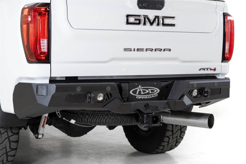 Addictive Desert Designs ADDR270021280103 Addictive Desert Designs 2020 GM Sierra/Silverado 2500 Bomber HD Rear Bumper w/ Blind Spot Mounts