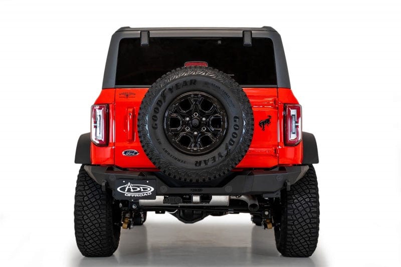Addictive Desert Designs ADDR23012NA01NA Addictive Desert Designs 2021+ Ford Bronco Rock Fighter Rear Bumper - Hammer Black