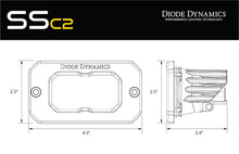 Load image into Gallery viewer, Diode Dynamics Stage Series 2in LED Pod Sport - Yellow Combo Flush ABL (Single) Light Accessories and Wiring Diode Dynamics   

