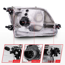 Load image into Gallery viewer, ANZO 1997-2003 Ford F-150 Crystal Headlights Chrome Headlights ANZO
