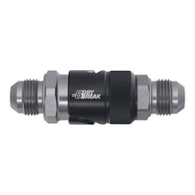 Load image into Gallery viewer, DeatschWerks 8AN Male Flare Quick Disconnect Dry Break Fitting - 2 Pieces Anodized Matte Black Fittings DeatschWerks
