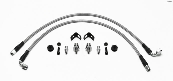 Wilwood Flexline Kit Front Mitsubishi EVO VIII Brake Line Kits Wilwood