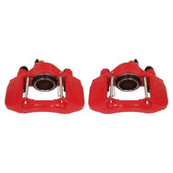 Power Stop 91-03 Ford Escort Front Red Calipers w/o Brackets - Pair | S1336A
