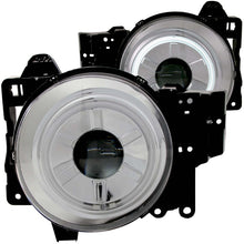 Load image into Gallery viewer, ANZO 2007-2013 Toyota Fj Cruiser Projector Headlights w/ Halo Chrome Headlights ANZO
