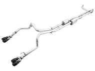 AWE Tuning 22-23 GMC Sierra 1500 AT4X 6.2L 0FG Catback Split Dual (Flat Bumper) - Diamond Black Tips Catback AWE Tuning   