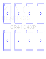 King Audi/VW 83-03 1.6L/1.8L/2.0L (Size STDX) Performance Rod Bearing Set Bearings King Engine Bearings
