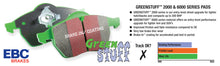 Load image into Gallery viewer, EBC 98-02 BMW Z3 3.2 (M-Coupe) Greenstuff Front Brake Pads Brake Pads - Performance EBC   
