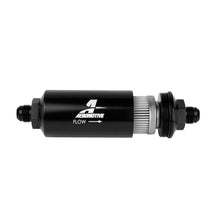 Load image into Gallery viewer, Aeromotive AER12379 Aeromotive In-Line Filter - (AN -08 Male) 100 Micron Stainless Steel Element
