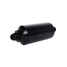Load image into Gallery viewer, Aeromotive AER12375 Aeromotive In-Line Filter - AN-08 size Male - 10 Micron Microglass Element - Bright-Dip Black
