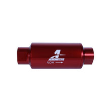 Load image into Gallery viewer, Aeromotive AER12340 Aeromotive In-Line Filter - (AN-10) 10 Micron Microglass Element Red Anodize Finish
