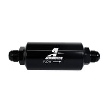 Load image into Gallery viewer, Aeromotive AER12389 Aeromotive In-Line Filter - (AN-10) 100 Micron Stainless Steel Element Black Anodize Finish
