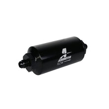 Load image into Gallery viewer, Aeromotive AER12347 Aeromotive In-Line Filter - (AN-6 Male) 10 Micron Fabric Element Bright Dip Black Finish

