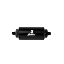 Load image into Gallery viewer, Aeromotive AER12345 Aeromotive In-Line Filter - (AN-6 Male) 10 Micron Microglass Element Bright Dip Black Finish
