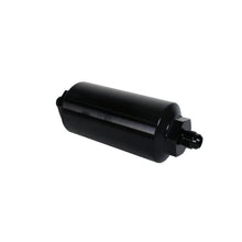 Load image into Gallery viewer, Aeromotive AER12348 Aeromotive In-Line Filter - (AN-6 Male) 40 Micron Stainless Mesh Element Bright Dip Black Finish

