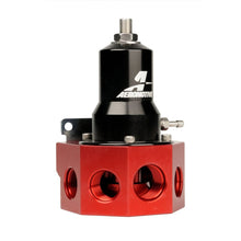 Load image into Gallery viewer, Aeromotive AER13133 Aeromotive Regulator - 30-120 PSI - .500 Valve - 4x AN-08 and AN-10 inlets / AN-10 Bypass
