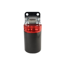 Load image into Gallery viewer, Aeromotive AER12317 Aeromotive SS Series Billet Canister Style Fuel Filter Anodized Black/Red - 10 Micron Fabric Element
