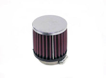 Load image into Gallery viewer, K&amp;N Universal Chrome Filter-Round Straight 2.125in Flg ID x 3in OD x 3in H Air Filters - Universal Fit K&amp;N Engineering   
