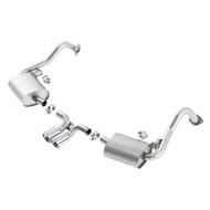 Borla 14-15 Porsche Cayman/Boxster (981) RWD 2Dr Dual Center Rear Exit Catback 4in Tip Exhaust Sys Catback Borla