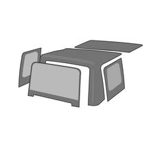 Load image into Gallery viewer, Rampage 1997-2006 Jeep Wrangler(TJ) OEM Replacement Top - Black Diamond Soft Tops Rampage

