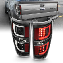 Load image into Gallery viewer, ANZO 2009-2013 Ford F-150 LED Taillights Black Tail Lights ANZO
