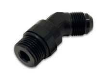 Load image into Gallery viewer, Vibrant -12AN Male to Male -12AN Straight Cut 45 Degree Adapter Fitting - Anodized Black Fittings Vibrant
