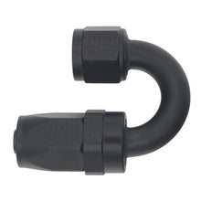 Load image into Gallery viewer, DeatschWerks 8AN Female Swivel 180-Degree Hose End CPE - Anodized Matte Black Fittings DeatschWerks
