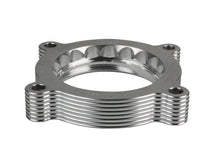 Load image into Gallery viewer, aFe AFE46-33016 aFe 11-14 Ford Mustang/ 11-14 Ford F-150 V6 3.7L Silver Bullet Throttle Body Spacer - Silver
