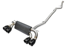 Load image into Gallery viewer, aFe AFE49-36330-1B aFe 16-18 BMW M2 L6-3.0L MACH Force-Xp 3in to 2.5in 304 SS Cat-Back Exhaust System-Quad Black Tips
