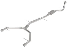 Load image into Gallery viewer, aFe AFE49-36420-P aFe 17-19 Audi A4 (B9) MACH Force-Xp 3in to 2.5in 304 SS Cat-Back Exhaust System-Dual Polished Tips
