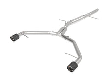 Load image into Gallery viewer, aFe AFE49-36419-C aFe 17-19 Audi A4 (L4-2.0L) MACH Force-Xp  Stainless Steel Axle-Back Exhaust System - Carbon Tip
