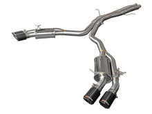 Load image into Gallery viewer, aFe AFE49-36427-C aFe 18-20 Audi RS5 Coupe MACH Force-Xp 3in to 2.5in 304 SS Axle-Back Exhaust System-Quad Carbon Tips
