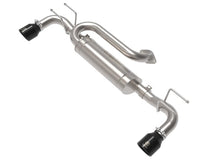 Load image into Gallery viewer, aFe AFE49-37023-B aFe 19-22 Mazda 3 L4 2.5L Takeda 3in to 2-1/2in 304 Stainless Steel Axle-Back Exhaust w/ Black Tip
