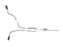 Load image into Gallery viewer, aFe AFE49-34131-B aFe Gemini XV 3in 304 SS Cat-Back Exhaust 09-18 GM Trucks V6-4.3/V8-4.8/5.3L w/ Black Tips
