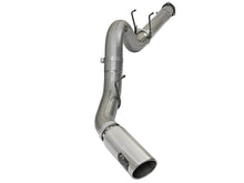 Load image into Gallery viewer, aFe AFE49-43090-P aFe LARGE BORE HD 5in 409-SS DPF-Back Exhaust w/Polished Tip 2017 Ford Diesel Trucks V8 6.7L (td)

