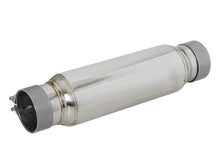 Load image into Gallery viewer, aFe AFE49M10001 aFe MACH Force-Xp 409 SS Resonator 3in. Inlet/Outlet / 4in. Diameter / 12in. Body / 16in. Length
