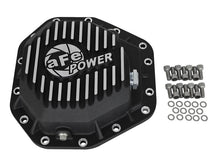 Load image into Gallery viewer, aFe AFE46-70352 aFe Power Pro Ser Rear Diff Cover Black w/Mach Fins 2017 Ford Diesel Trucks V8-6.7L(td) Dana M275-14
