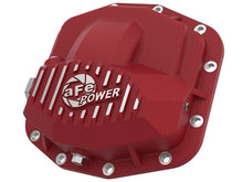 Load image into Gallery viewer, aFe AFE46-71030R aFe Power Pro Series Front Differential Cover Red w/Machined Fins 18-19 Jeep JL (Dana M210)
