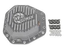 Load image into Gallery viewer, aFe AFE46-70350 aFe Power Street Ser Rear Diff Cover Raw w/Mach Fin 2017 Ford Diesel Trucks V8-6.7L(td) Dana M275-14
