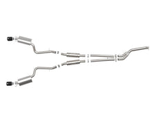 Load image into Gallery viewer, aFe AFE49-36059-B aFe POWER Takeda 16-17 Lexus IS200t L4-2.0L (t) 2.5in-3in 304 SS CB Exhaust w/ Black Tips
